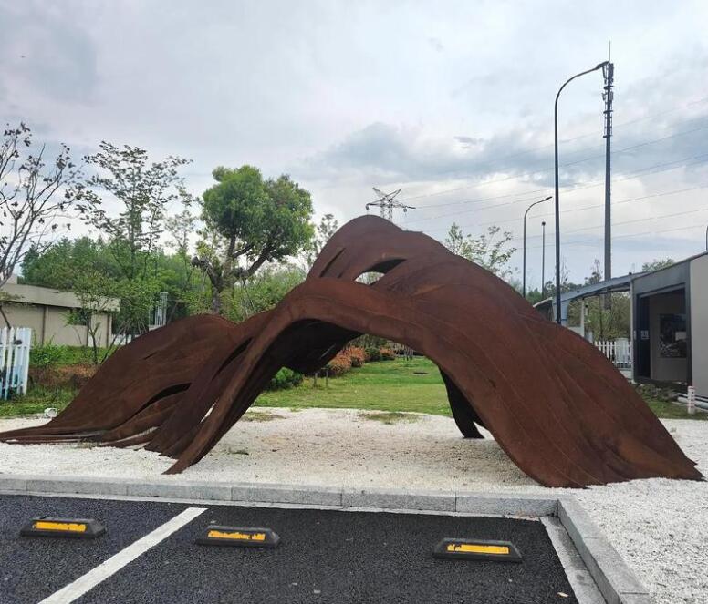 明水耐候钢板造型